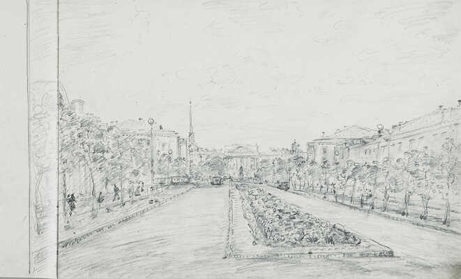 Кучумов Василий Никитич. Альбом из 33 листов с видами Санкт-Петербурга